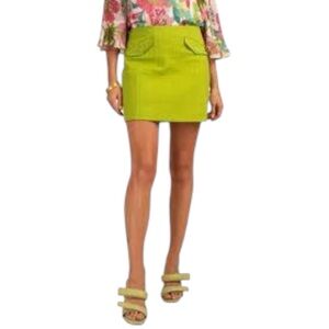 TRINA TURK Camden Miniskirt in Matcha 🍵 | Size 2 | NWT